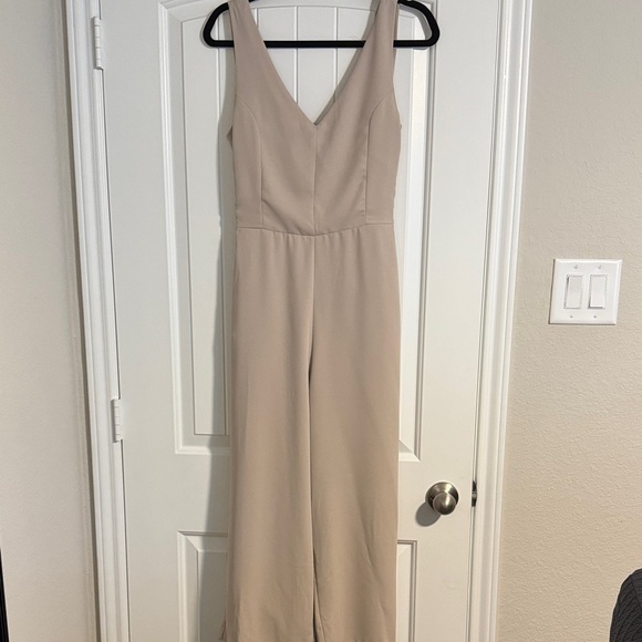Mod Ref Classic Tan Jumpsuit - Picture 1 of 2